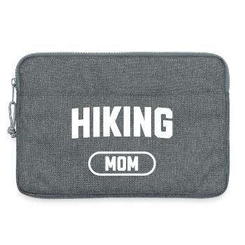 Hiking Mom - Laptop bag 13" - heather grey - Front