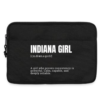 Indiana Girl : Déclaration de faute de frappe constante - Sacoche pour ordinateur portable 13 pouces - noir - Devant