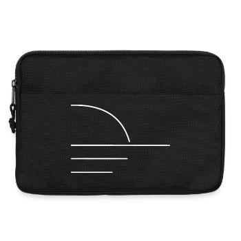 SUN - Laptoptasche 13" - Schwarz - Vorne