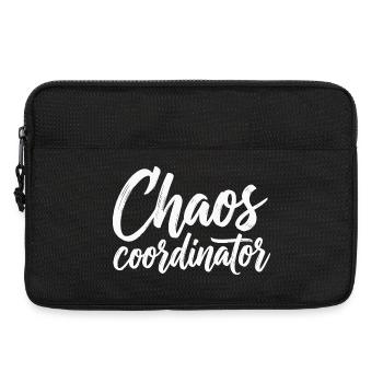 Chaos Coordinator Shirt – Funny Saying - Laptop bag 13" - black - Front