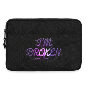 Im Broken Im Ok Mental Health - Laptoptasche 13" - Schwarz - Vorne