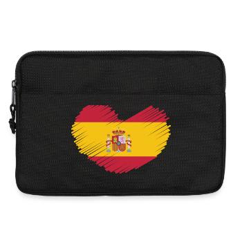 ESPAGNE ESPAGNE EUROPE FAN DE SPORT ESPAGNOL - Sacoche pour ordinateur portable 13 pouces - noir - Devant