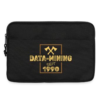 Data-Mining 1990 - Laptoptasche 13" - Schwarz - Vorne