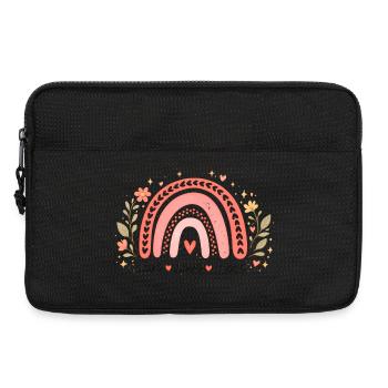 Rainbow Therapist Gift for Healthcare Worker - Laptop bag 13" - black - Front
