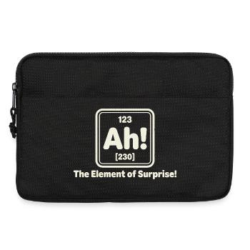 Ah! Element of Surprise - Laptop bag 13" - black - Front