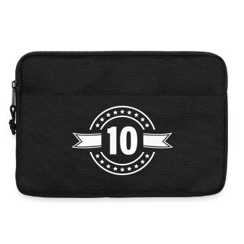 10_zahl- - Sacoche pour ordinateur portable 13 pouces - noir - Devant