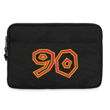 90. 90 JAHRE. 90-JÄHRIGES JUBILÄUM. 90-JÄHRIGES JUBILÄUM. - Laptoptasche 13" - Schwarz - Vorne