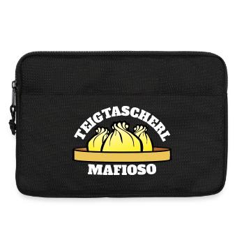 Teigtascherl Mafioso - Laptoptasche 13" - Schwarz - Vorne