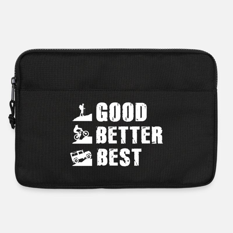 defender good better best - Laptoptasche 13" - Schwarz