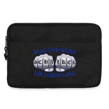 Schalker Ruhrgebiet Ruhrpott Blau Weiß Geschenk - Laptoptasche 13" - Schwarz - Vorne