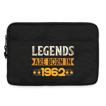 Style rétro intemporel avec logo de 1962 - Sacoche pour ordinateur portable 13 pouces - noir - Devant