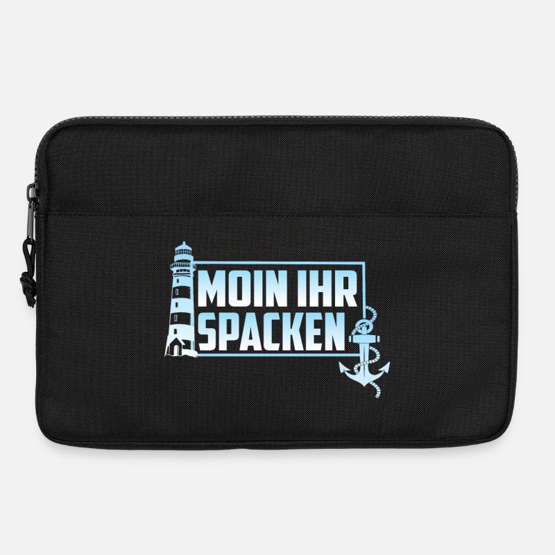 MOIN IHR SPACKEN - Laptoptasche 13" - Schwarz