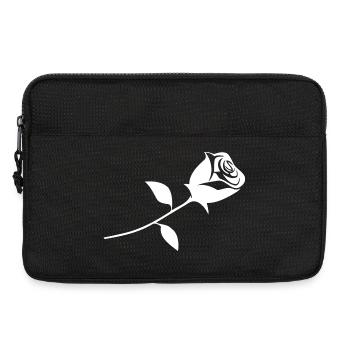 A rose - Laptop bag 13" - black - Front