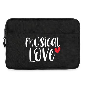 Musical Love Theater Drama Broadway Geschenk - Laptoptasche 13" - Schwarz - Vorne