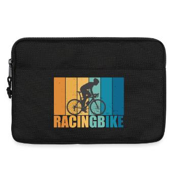 Road Bike Vintage Retro Cycling Bike Gift - Laptop bag 13" - black - Front