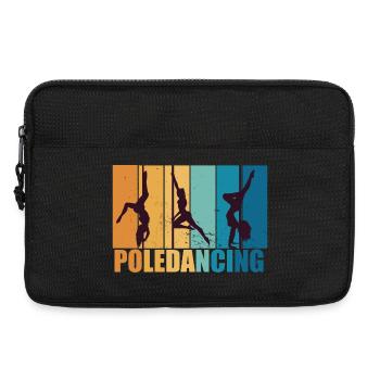 Poledancing Pole dance Vintage Retro Gift - Laptop bag 13" - black - Front
