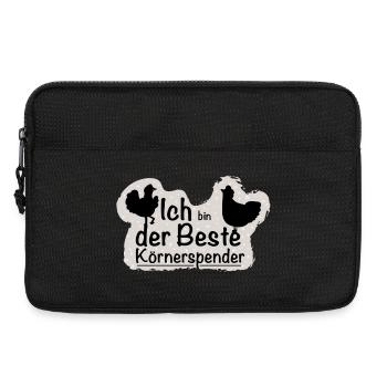 Körnerspender - Laptoptasche 13" - Schwarz - Vorne