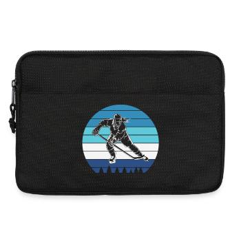 Hockey sur glace Joueuse de hockey sur glace Femmes - Sacoche pour ordinateur portable 13 pouces - noir - Devant