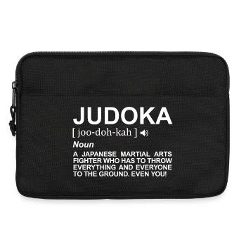 Judoka Meaning - Laptop bag 13" - black - Front