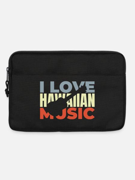 Hawaii Musik - Laptoptasche 13" - Schwarz