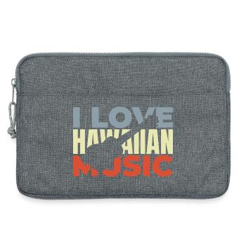 Hawaii Musik - Laptoptasche 13" - Grau meliert - Vorne