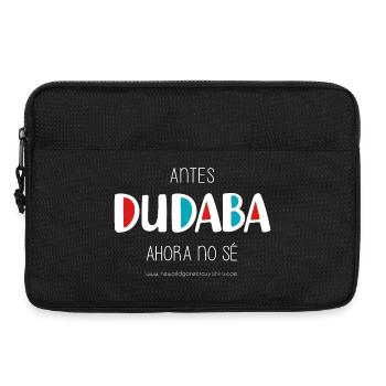 I used to doubt (dark) - Laptop bag 13" - black - Front