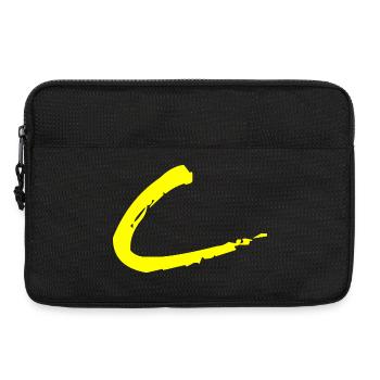 Buchstabe C - Laptoptasche 13" - Schwarz - Vorne