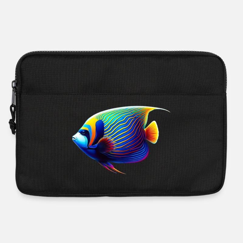 Kaiser-Engelsfisch - Laptoptasche 13" - Schwarz