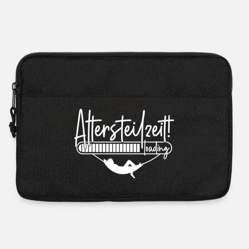 Altersteilzeit loading Ladebalken Hängematte ATZ - Laptoptasche 13" - Schwarz