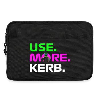 USE. MORE. KERB. - Laptop bag 13" - black - Front