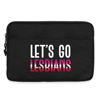 LGBT Pride Month - Let's Go Lesbian - Laptoptasche 13" - Schwarz - Vorne