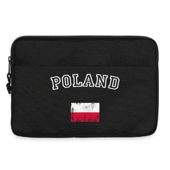 Poland Arch Flag Design - Laptop bag 13" - black - Front