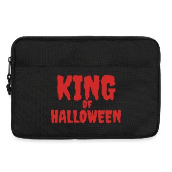 King of Halloween Spooky Font Design - Laptop bag 13" - black - Front
