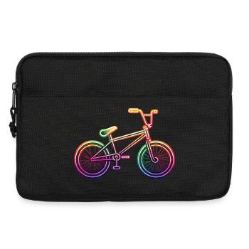 Vélo BMX Neon Rainbow - Sacoche pour ordinateur portable 13 pouces - noir - Devant