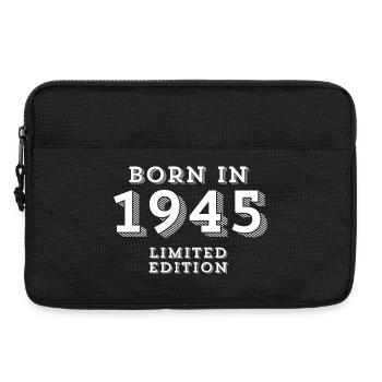 1945, Geburtsjahr, 79 Jahre alt - Laptoptasche 13" - Schwarz - Vorne