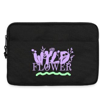 Wyld Flower – Boho Vibes - Sacoche pour ordinateur portable 13 pouces - noir - Devant