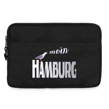Hamburg Möwe & Moin Design - Laptoptasche 13" - Schwarz - Vorne