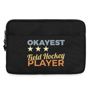 Meilleur joueur de hockey - Sacoche pour ordinateur portable 13 pouces - noir - Devant