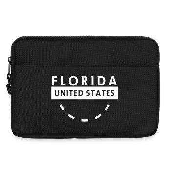 Florida Circle Emblem USA - Laptoptasche 13" - Schwarz - Vorne