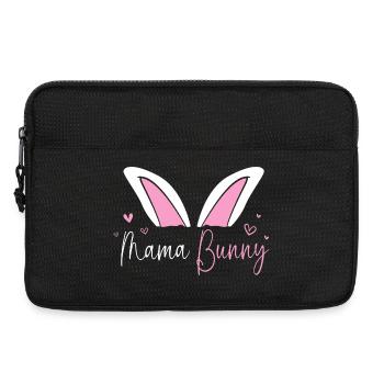 Werdende Mutter Ostern Gender Reveal - Laptoptasche 13" - Schwarz - Vorne