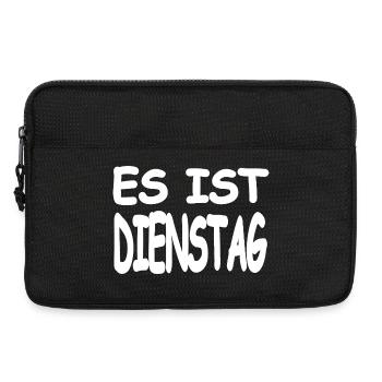 Dienstag - Laptoptasche 13" - Schwarz - Vorne