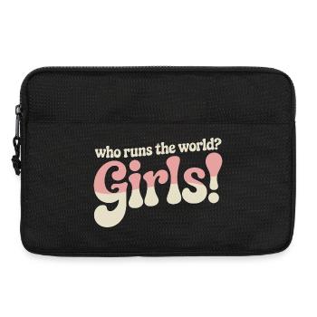 Women Power Who Runs The World Girls Power Girl - Laptop bag 13" - black - Front