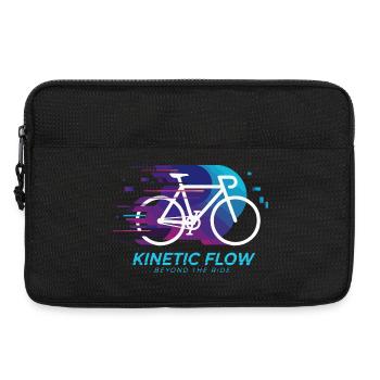 Kinetic Flow Fahrrad Burst - Laptoptasche 13" - Schwarz - Vorne