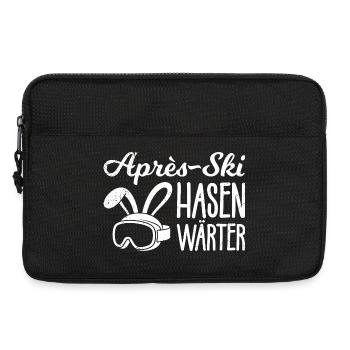 Après Moniteur de ski APRES-SKI BUNNY WARDEN DRÔLE - Sacoche pour ordinateur portable 13 pouces - noir - Devant