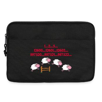 The insomniac technique - Laptop bag 13" - black - Front