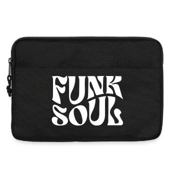 Funk Soul Bold Rétro Typographie - Sacoche pour ordinateur portable 13 pouces - noir - Devant