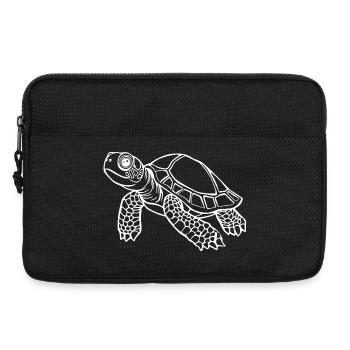 Tortue Tortues - Sacoche pour ordinateur portable 13 pouces - noir - Devant