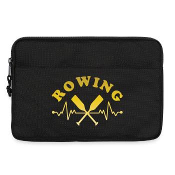 Rowing Heartbeat - Laptop bag 13" - black - Front