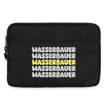 Gift for hydraulic engineer - Laptop bag 13" - black - Front