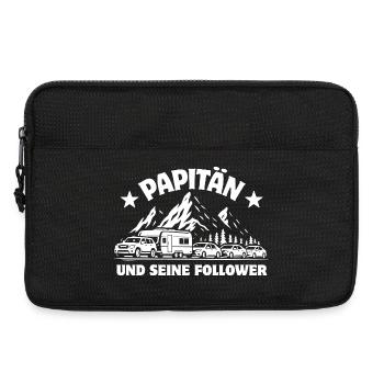 PAPITÄN ET SES PARTISANS | Embouteillage des caravanes - Sacoche pour ordinateur portable 13 pouces - noir - Devant